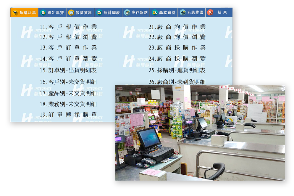 中興新村 POS/進銷存/賣場資訊整合